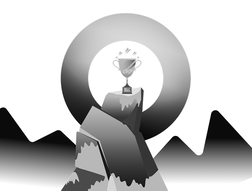 Milestones achievement graphic