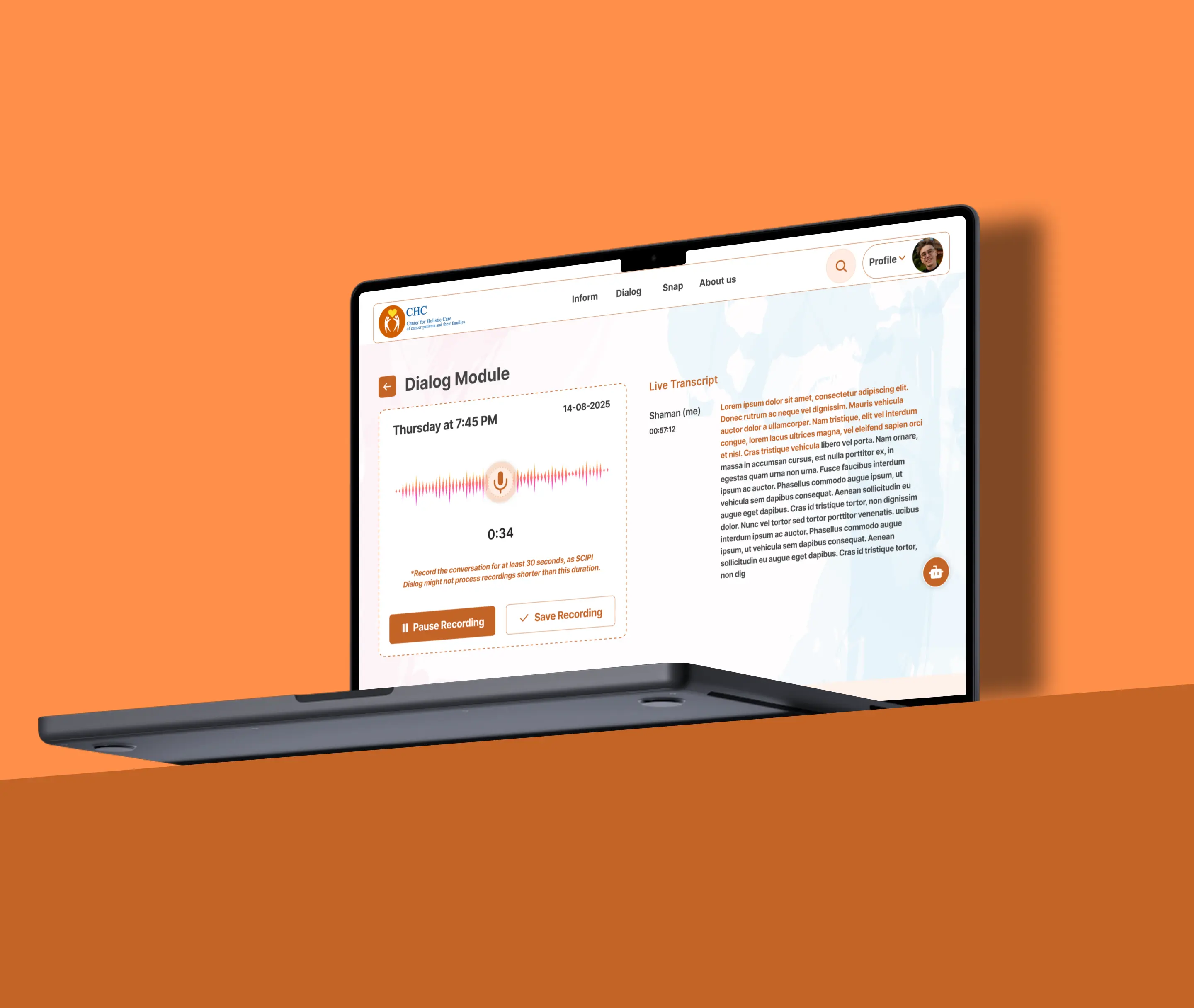 SCIPI Platform Screenshot